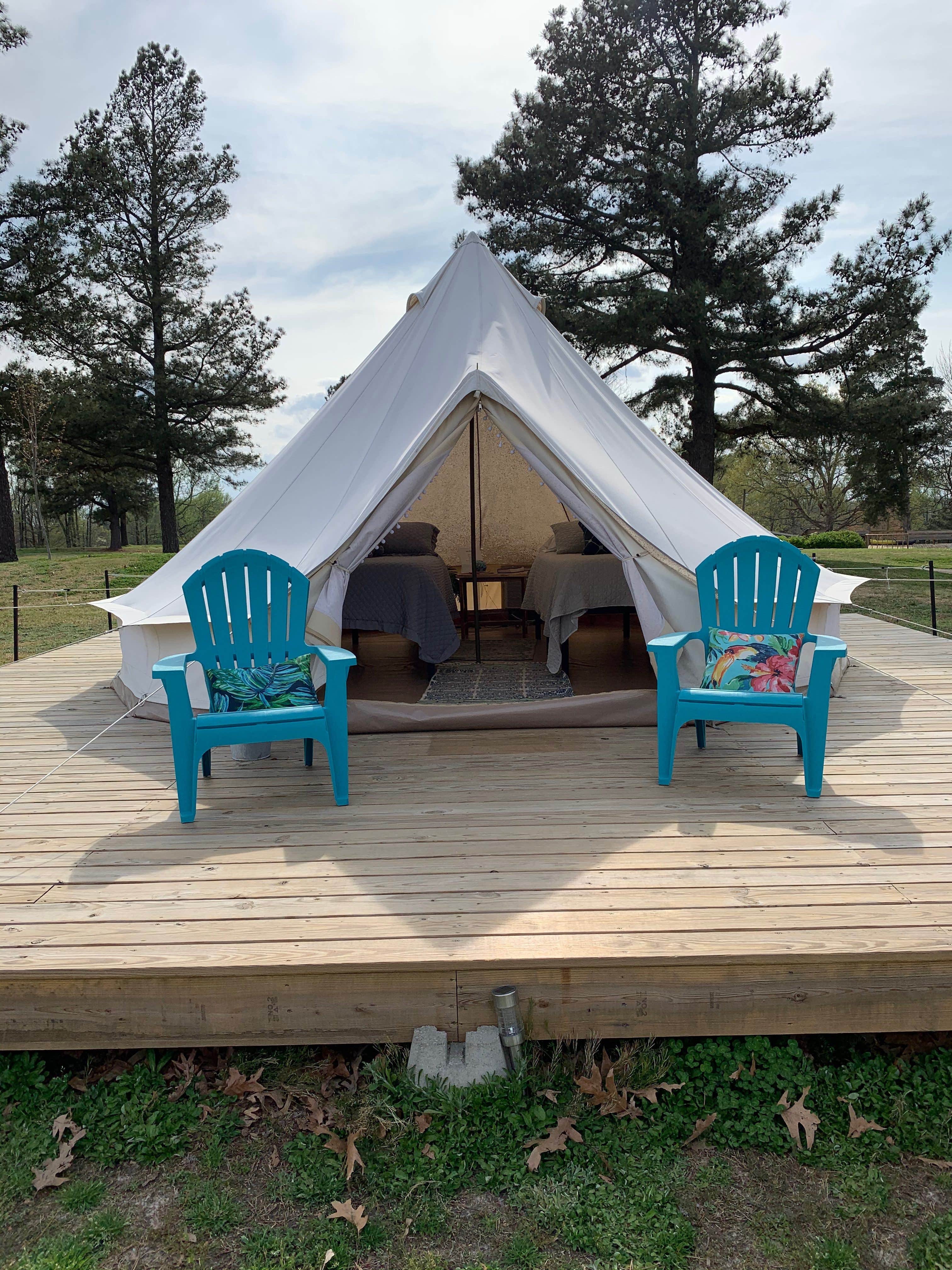 Horizon M.'s photo of glamping accommodations at Serendipity Resort near Covington, TN