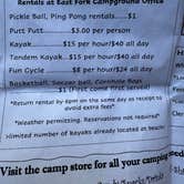 Review photo of East Fork State Park Campground by Lee D., October 26, 2024