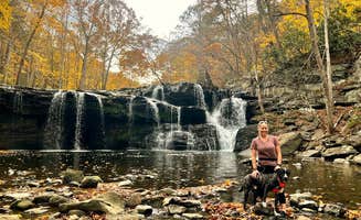 Anna S.'s photo of camping with pets at Blue Jay Campground — Camp Creek State Park near Glen Lyn, VA