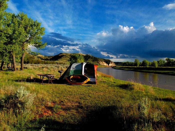Camper submitted image from Cottonwood Group Site — Theodore Roosevelt National Park - 1
