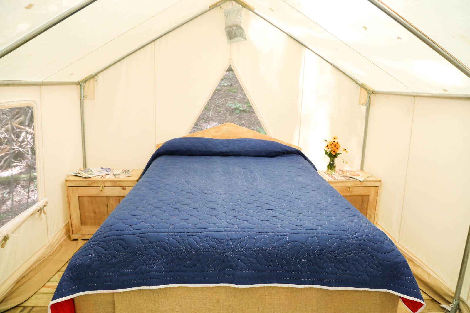 The Dyrt's photo of glamping accommodations at Hidden Falls near Union Dale, PA