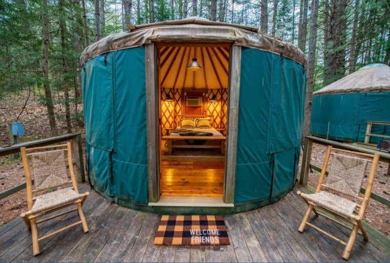 Camper-submitted photo at Spacious Skies Adirondack Peaks near Goshen, VT