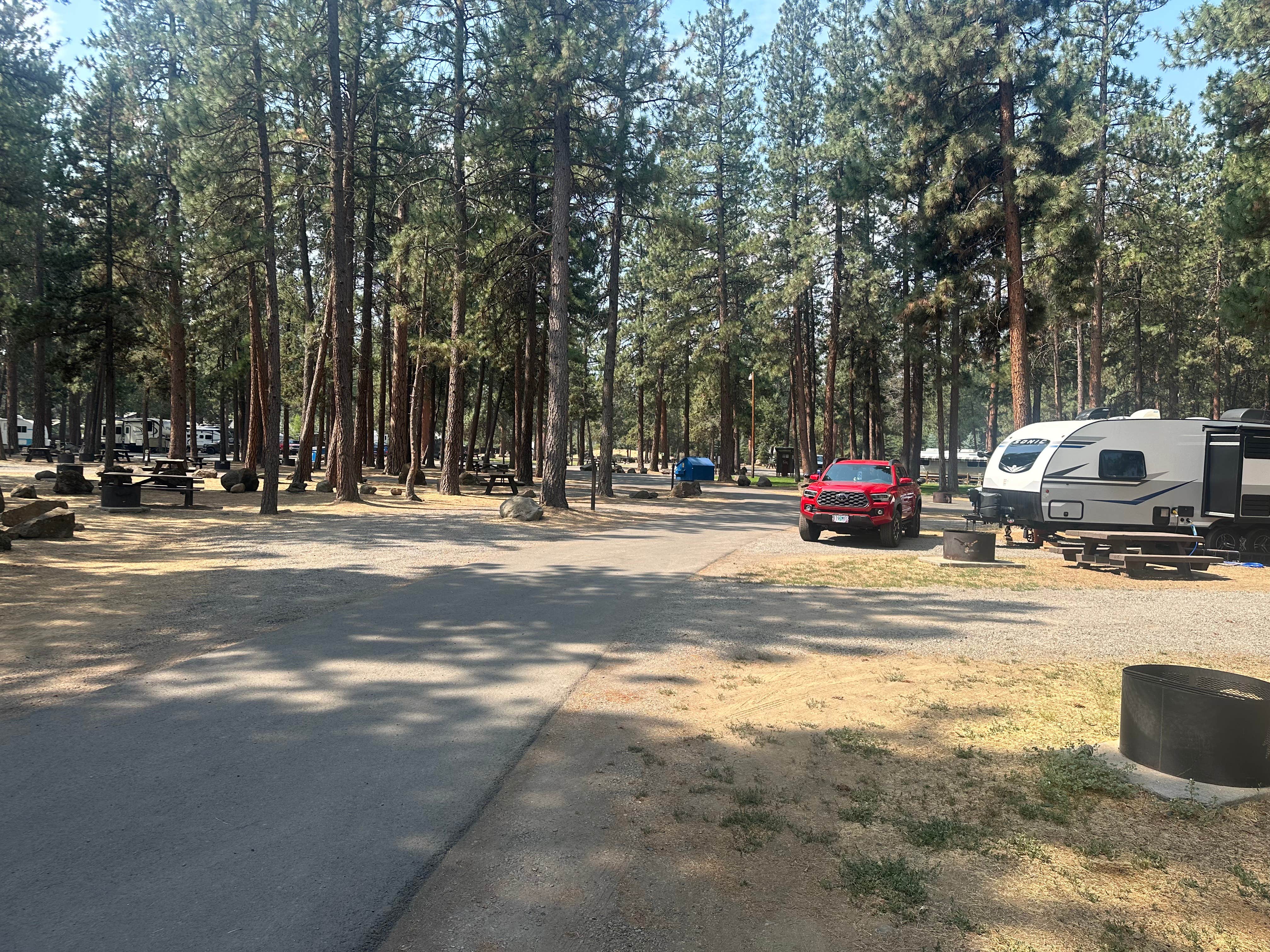 Bosn E.'s photo of camping with pets at Creekside Sisters City Park near Sisters, OR