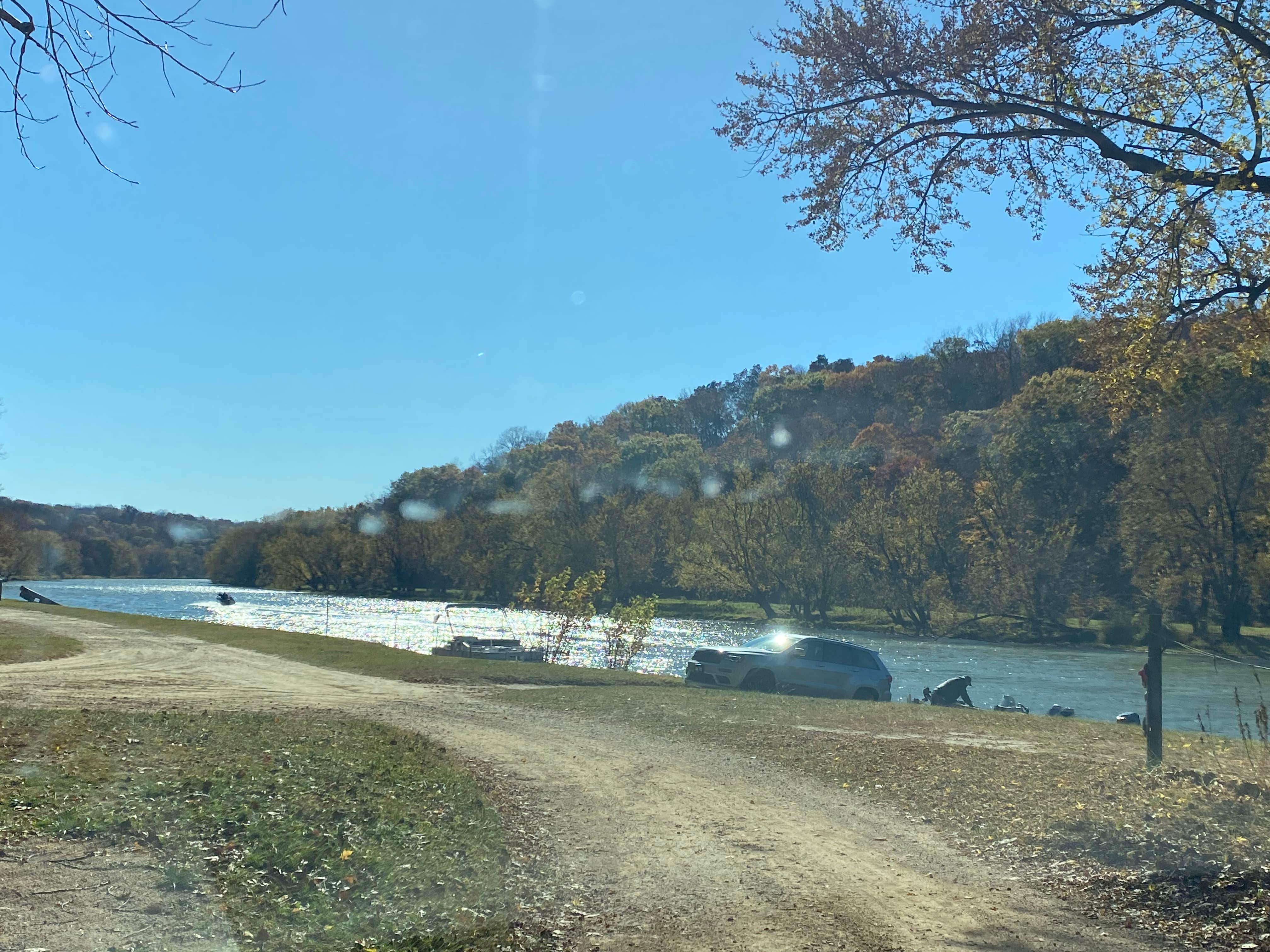 Stuart K.'s photo of camping with pets at 6B's Campground in Iowa