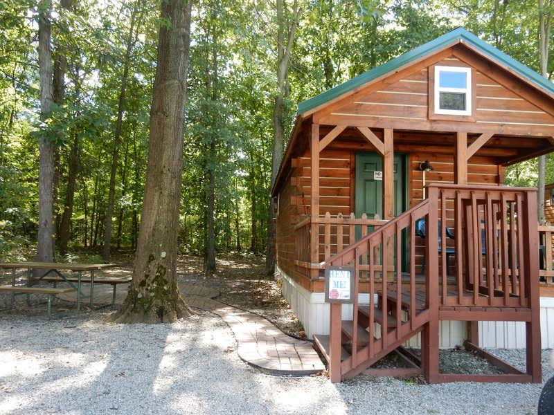 Jeremy W.'s photo of a cabin at Cross Creek Camping Resort near Lockbourne, OH