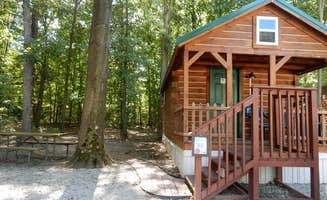 Jeremy W.'s photo of a cabin at Cross Creek Camping Resort near Amlin, OH