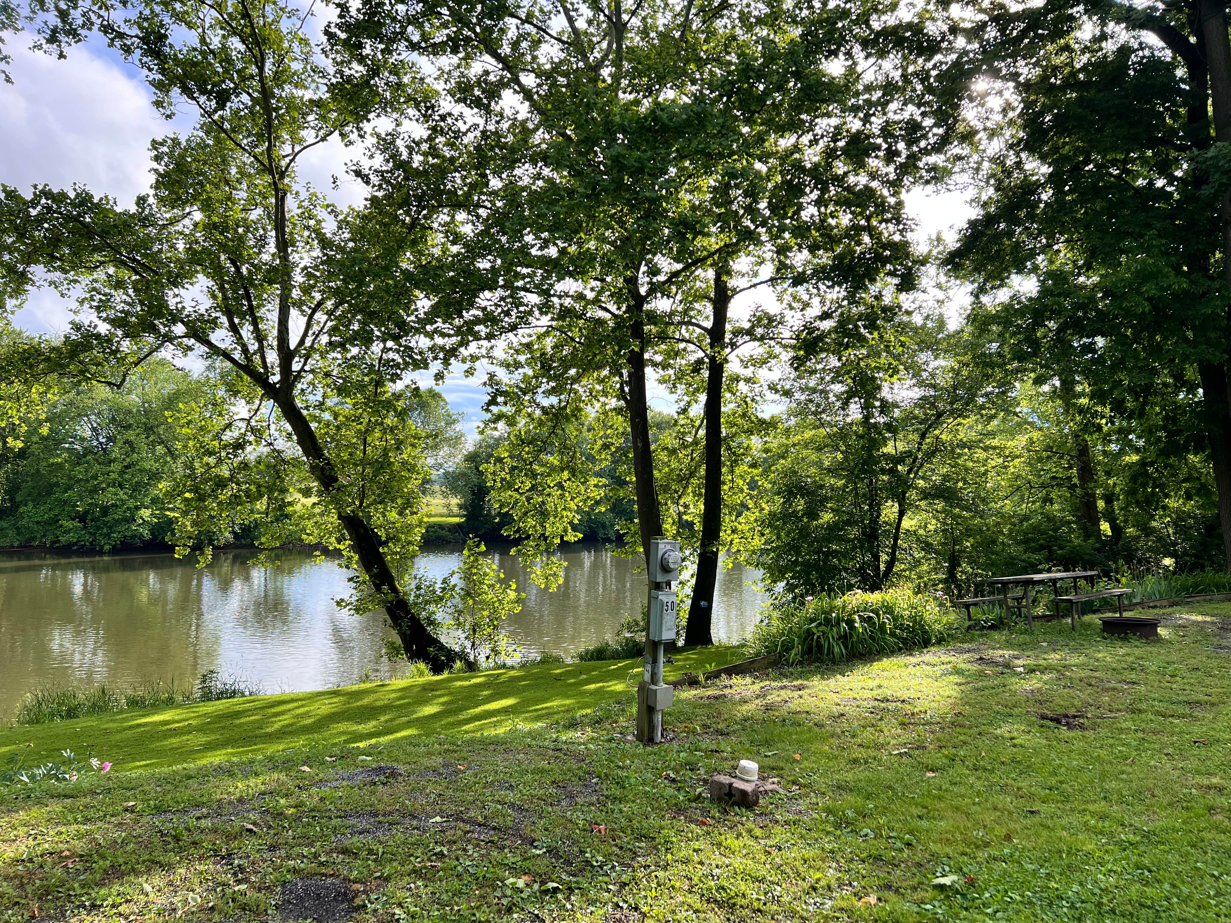 Camper-submitted photo at Waterside Campground and RV Park near Lemont, PA