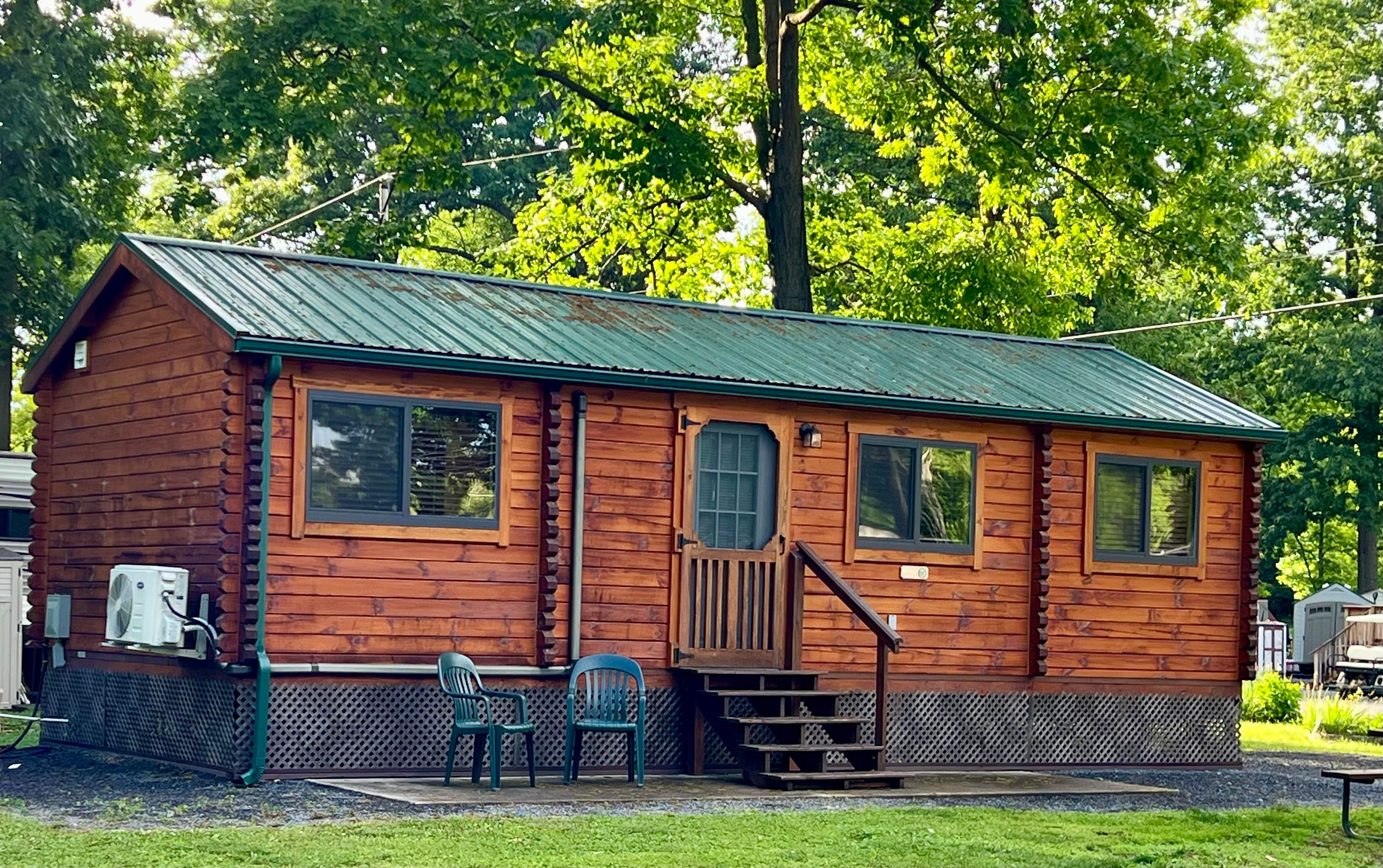 Jeremy W.'s photo of a cabin at Waterside Campground and RV Park near Saxton, PA