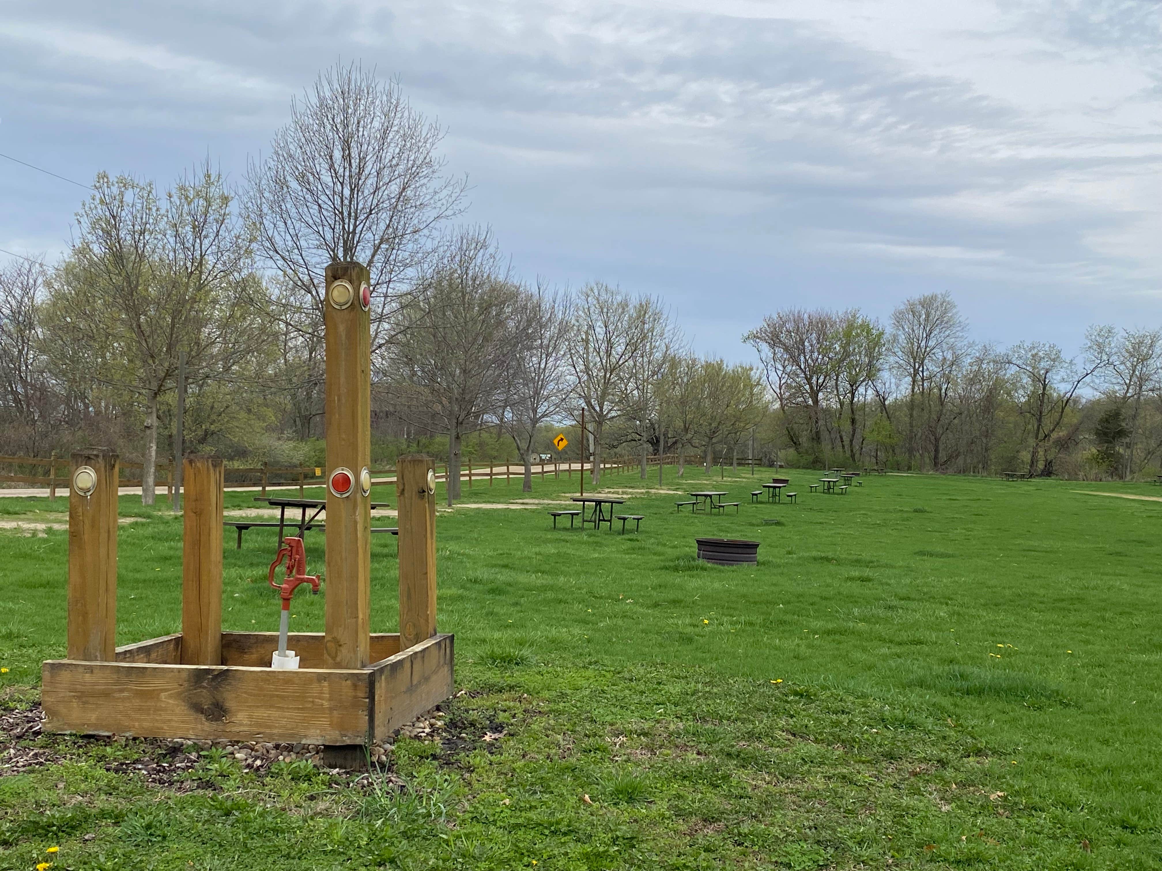 Camper-submitted photo at Franklin Creek State Natural Area Equestrian Campground near Hampshire, IL