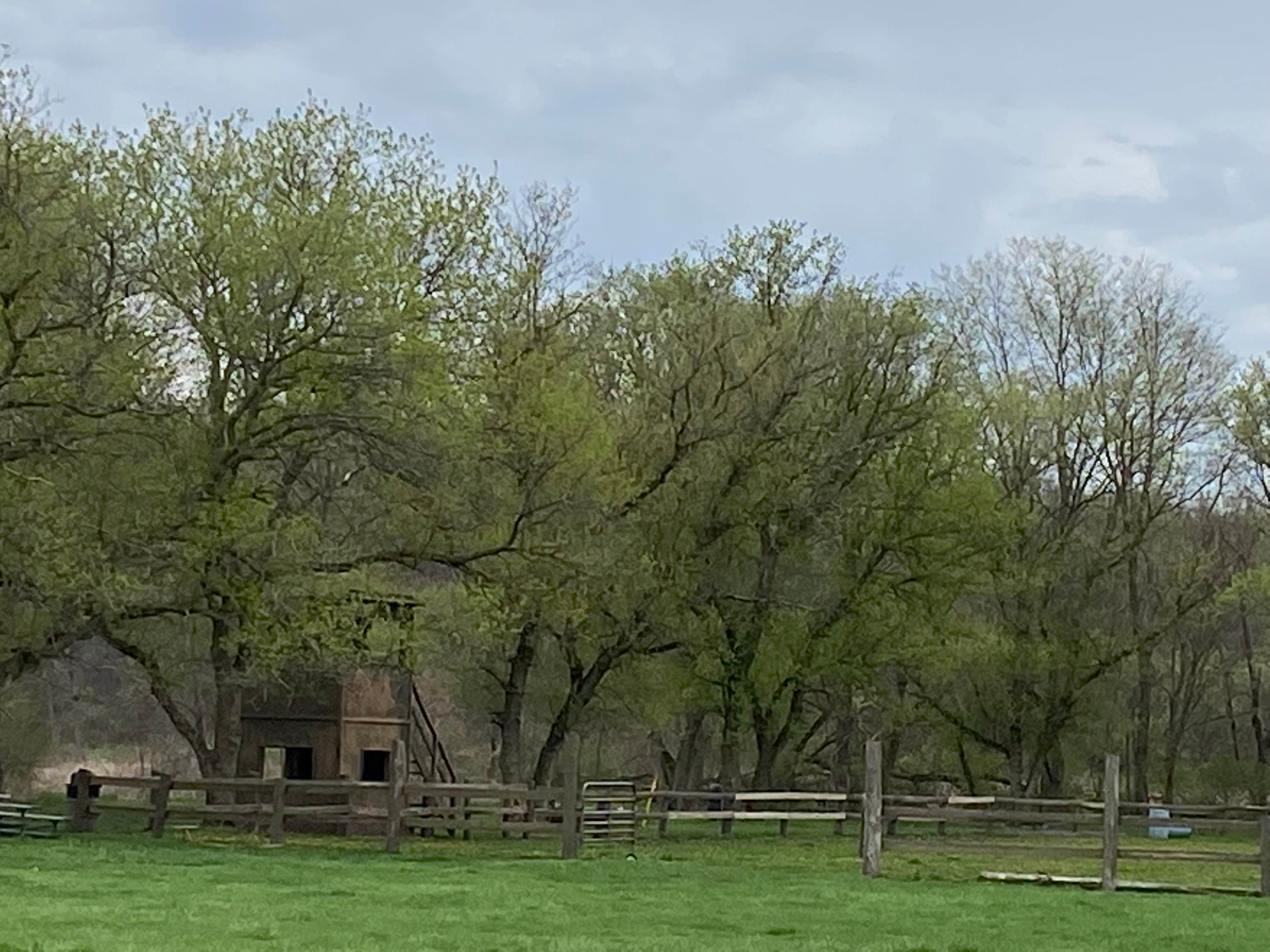 Camper-submitted photo at Franklin Creek State Natural Area Equestrian Campground near Hampshire, IL