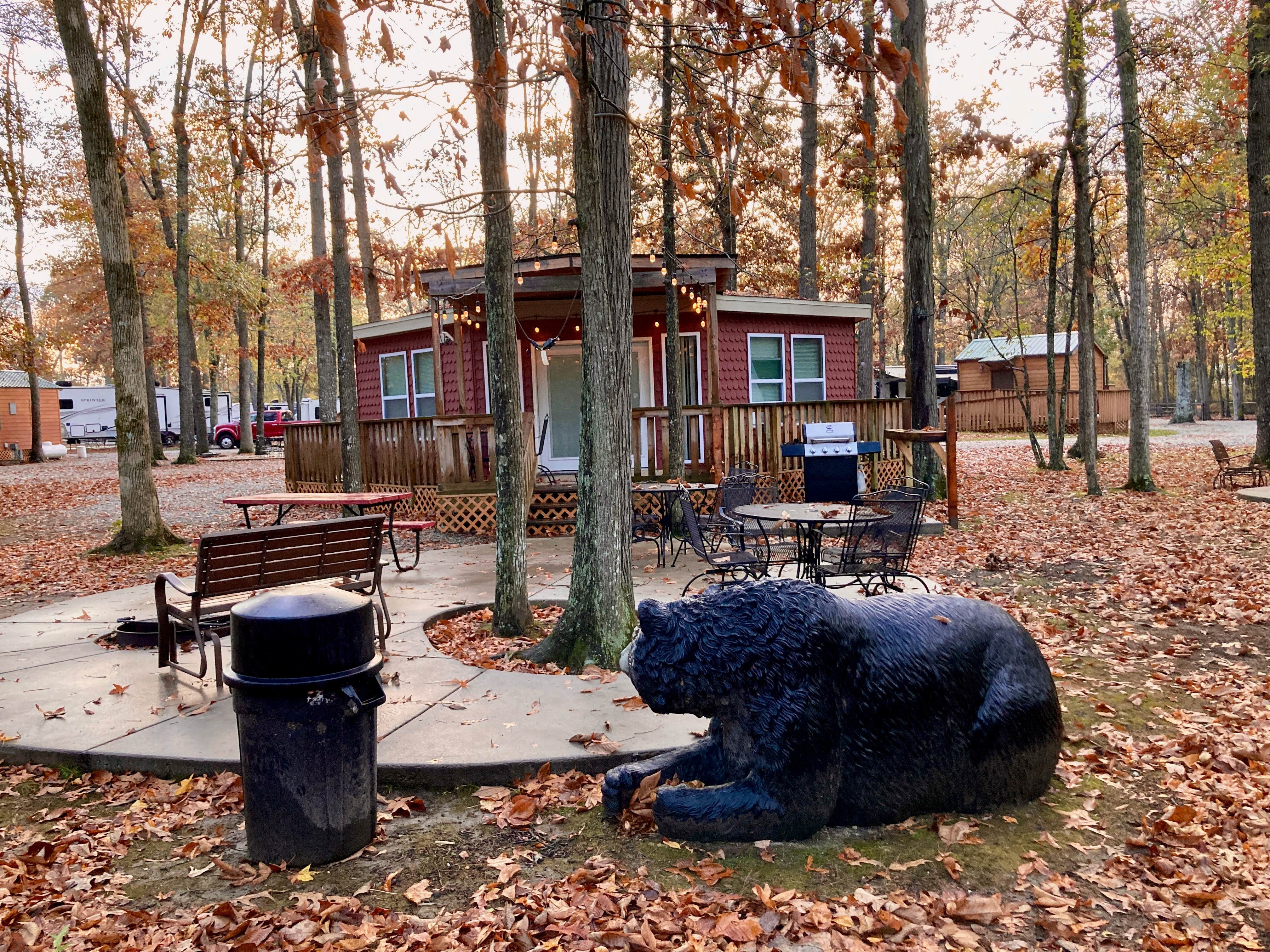 MickandKarla W.'s photo of camping with pets at Rvino - The Broken Banjo near Lynchburg, Moore County, TN