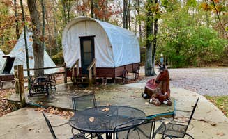 MickandKarla W.'s photo of camping with a horse at Rvino - The Broken Banjo near Lewisburg, TN