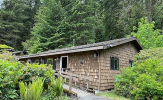 Jeff K.'s photo of a cabin at Smith Creek Village — Silver Falls State Park near Idanha, OR