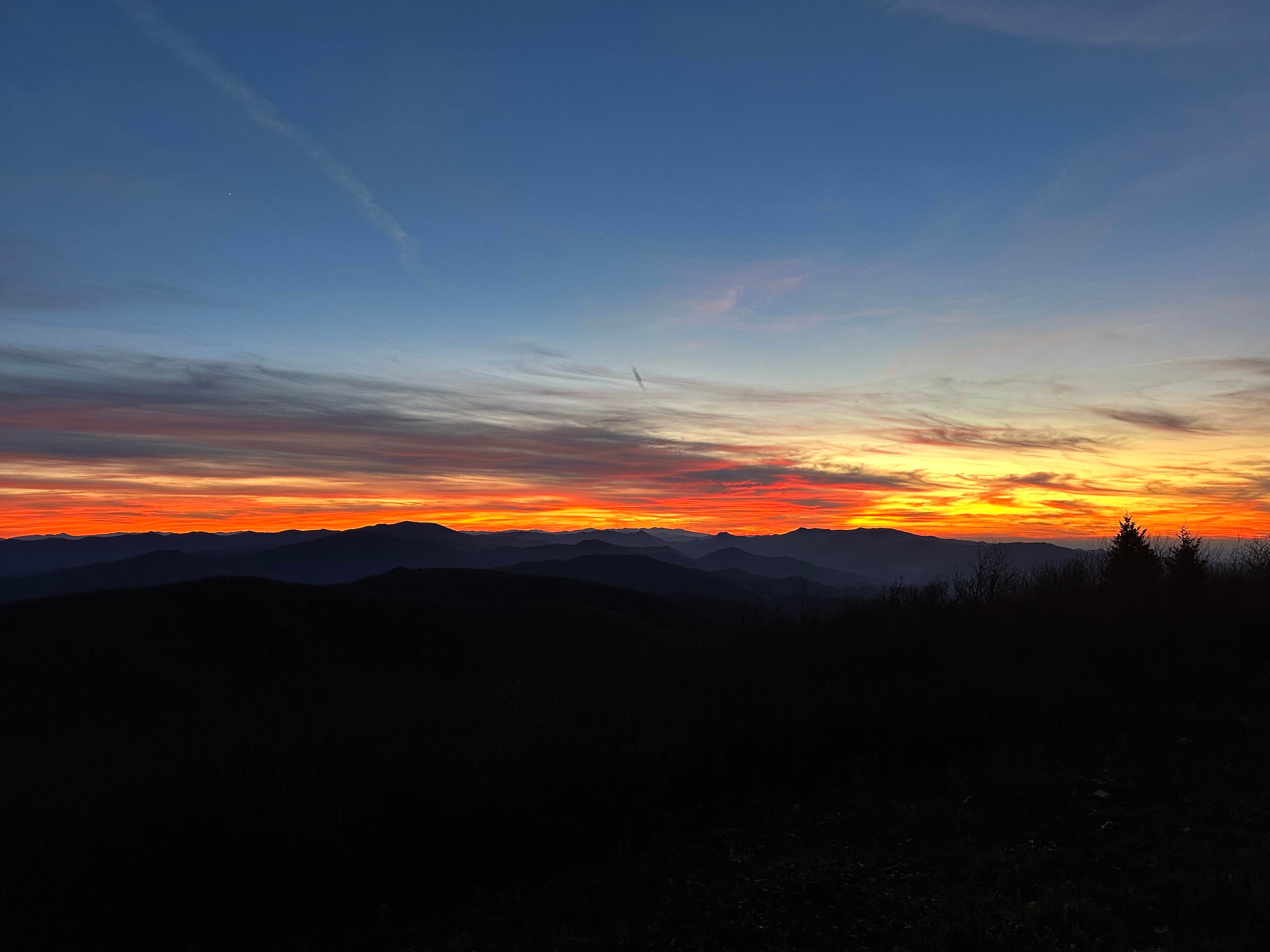 Camper submitted image from Unaka Mountain Overlook - 1