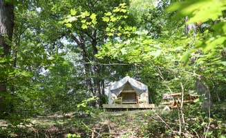 The Dyrt's photo of glamping accommodations at Camp Lake Grinnell near Clark, NJ