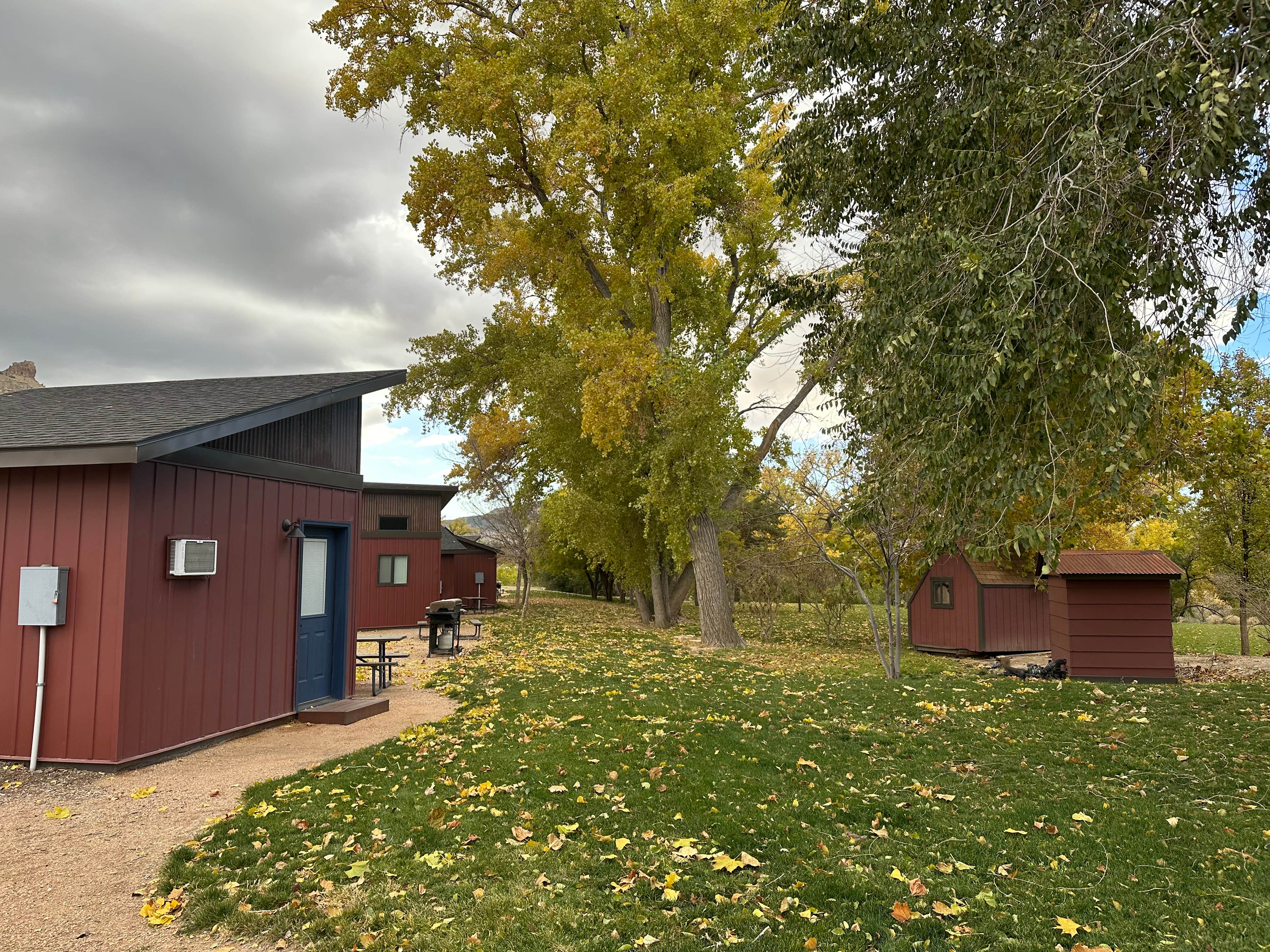 Erica G.'s photo of a cabin at Palisade Basecamp RV Resort near Mesa Lakes, CO