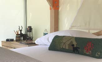 The Dyrt's photo of glamping accommodations at Little Delaware River Camp near Margaretville, NY