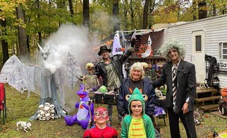 Brett P H.'s photo of camping with pets at Benner's Meadow Run RV Campground near Fairmont, WV