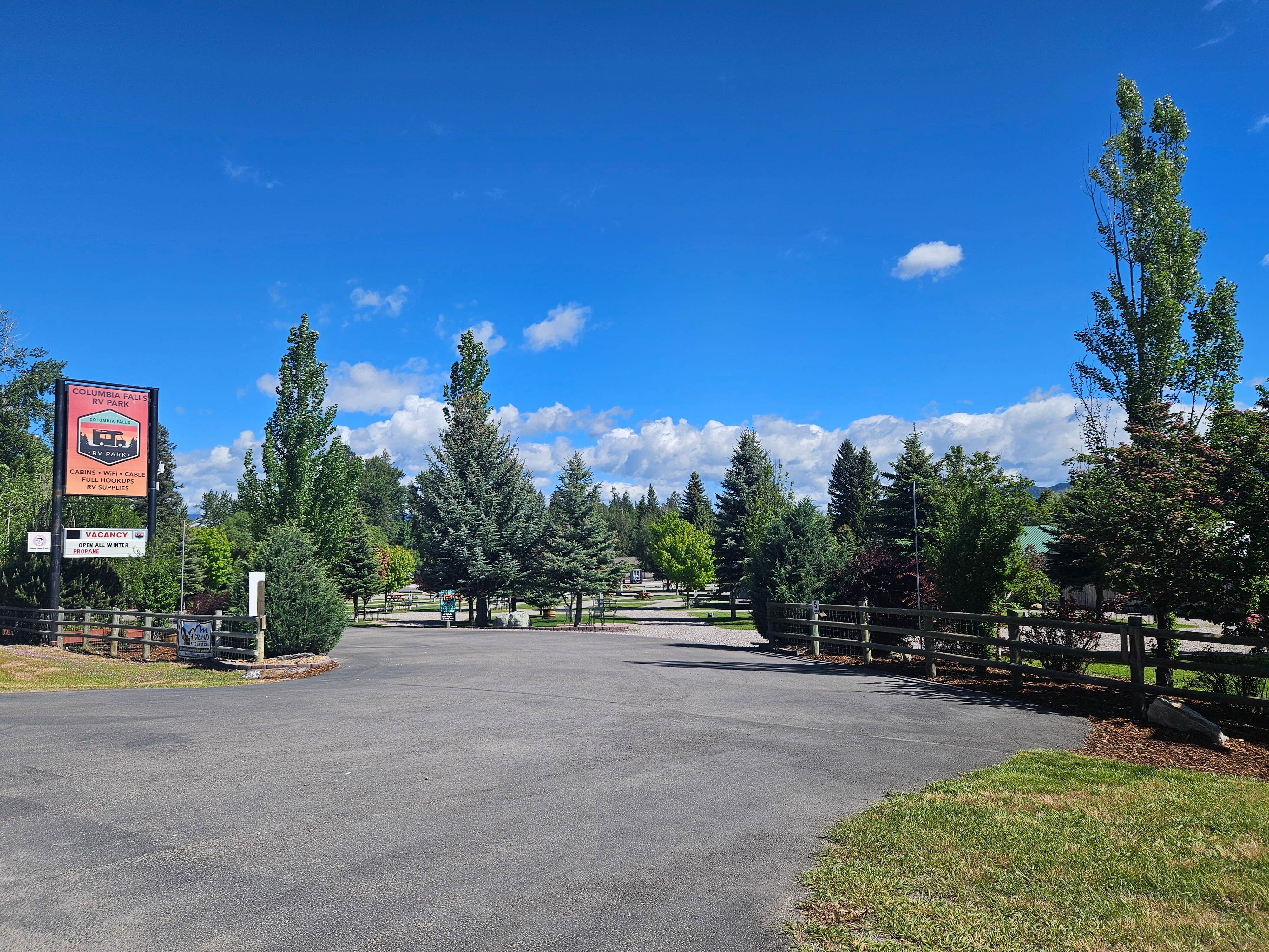 Camper-submitted photo at Columbia Falls RV Park near Siyeh Bend, MT