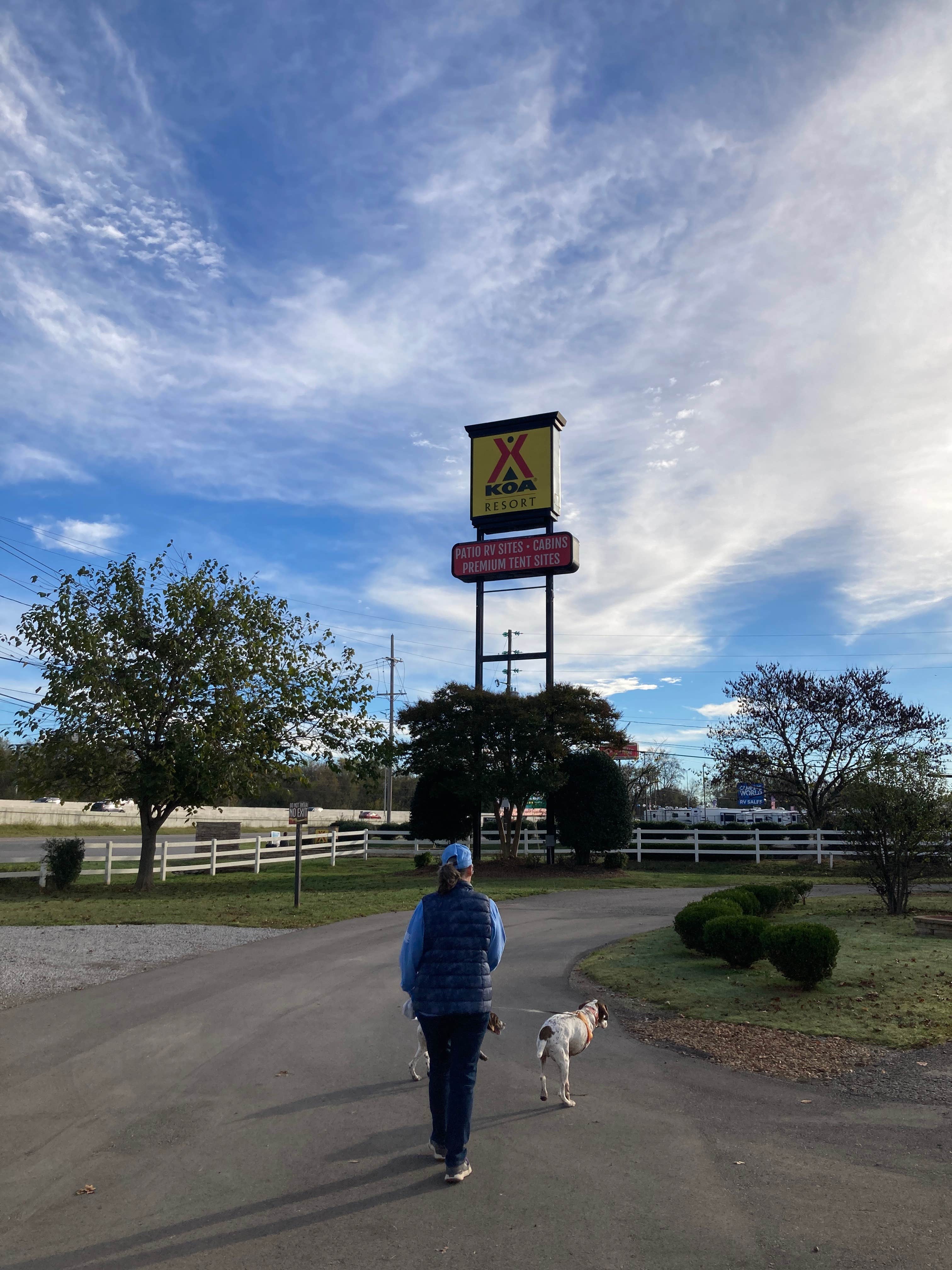 MickandKarla W.'s photo of camping with pets at Nashville KOA Resort near Gallatin, TN