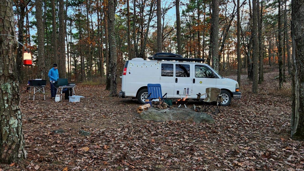 Camper-submitted photo at Base of North Fork Pinnacle Dispersed, Forest Road 132 near Morrilton, AR