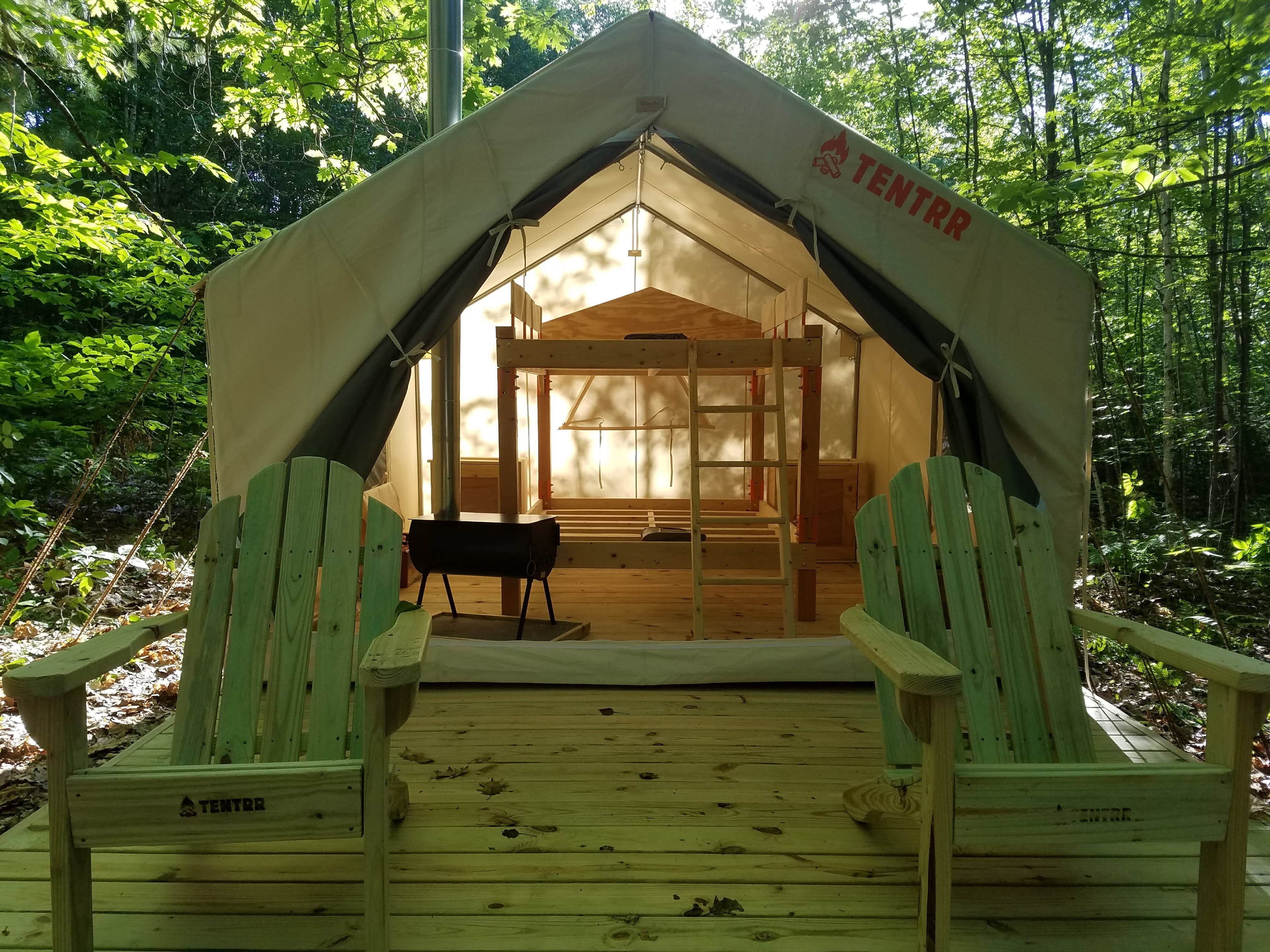 The Dyrt's photo of glamping accommodations at Woodstock Wilderness Experience near Rumford, ME