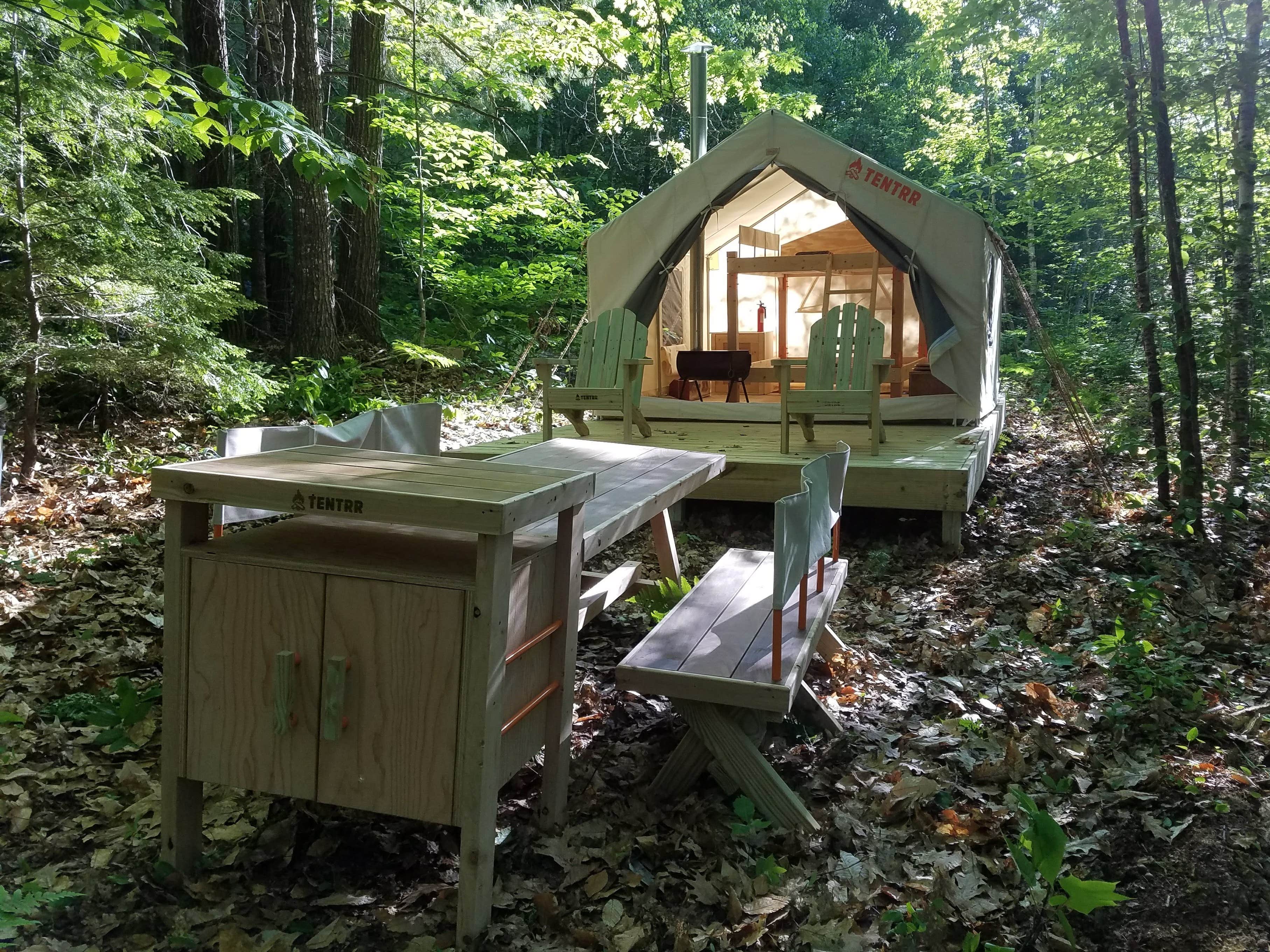 The Dyrt's photo of glamping accommodations at Woodstock Wilderness Experience near Byron, ME