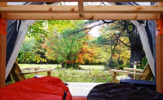 The Dyrt's photo of glamping accommodations at Streaked Mt Top ME. Camp near Holmes, NY