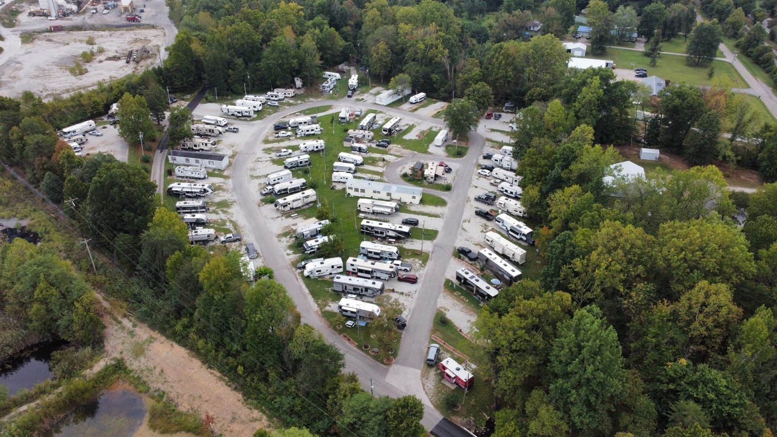 Camper submitted image from Brooks RV Park - full hookup The safest park in Louisville! - 1