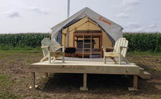 The Dyrt's photo of glamping accommodations at Dutch Hill near Bainbridge, NY