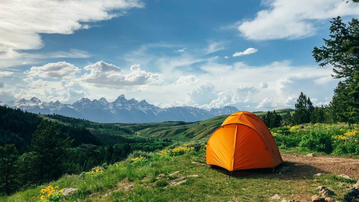 Abilio B.'s photo of a dispersed camping area at Spread Creek Dispersed Campground near Teton Village, WY