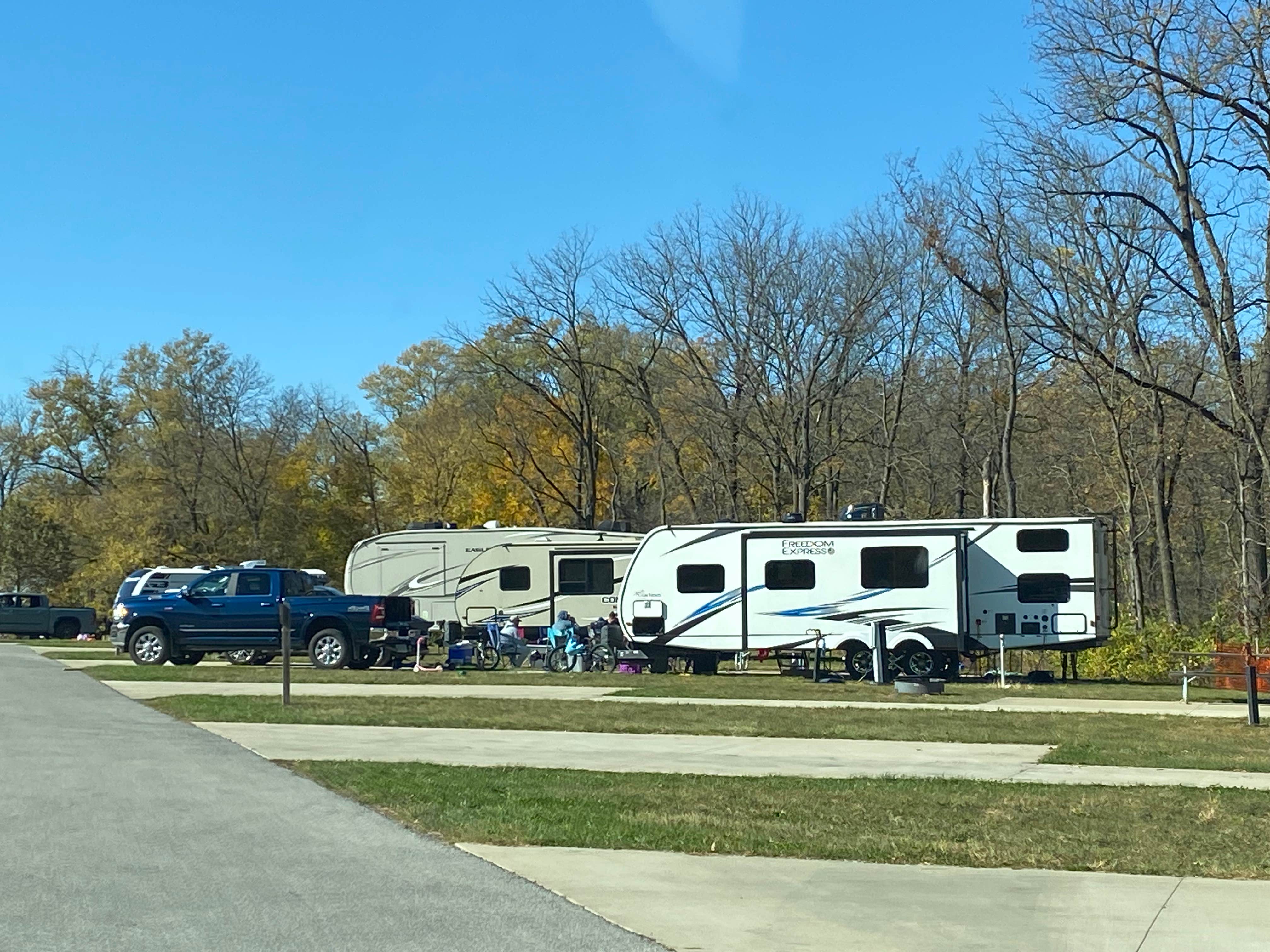 Stuart K.'s photo of rv camping at Woodside Campground, Scott County Park Iowa near Oxford Junction, IA