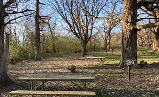 Stuart K.'s photo of camping with pets at Matthiessen State Park Equestrian Campground — Matthiessen State Park near Ottawa, IL