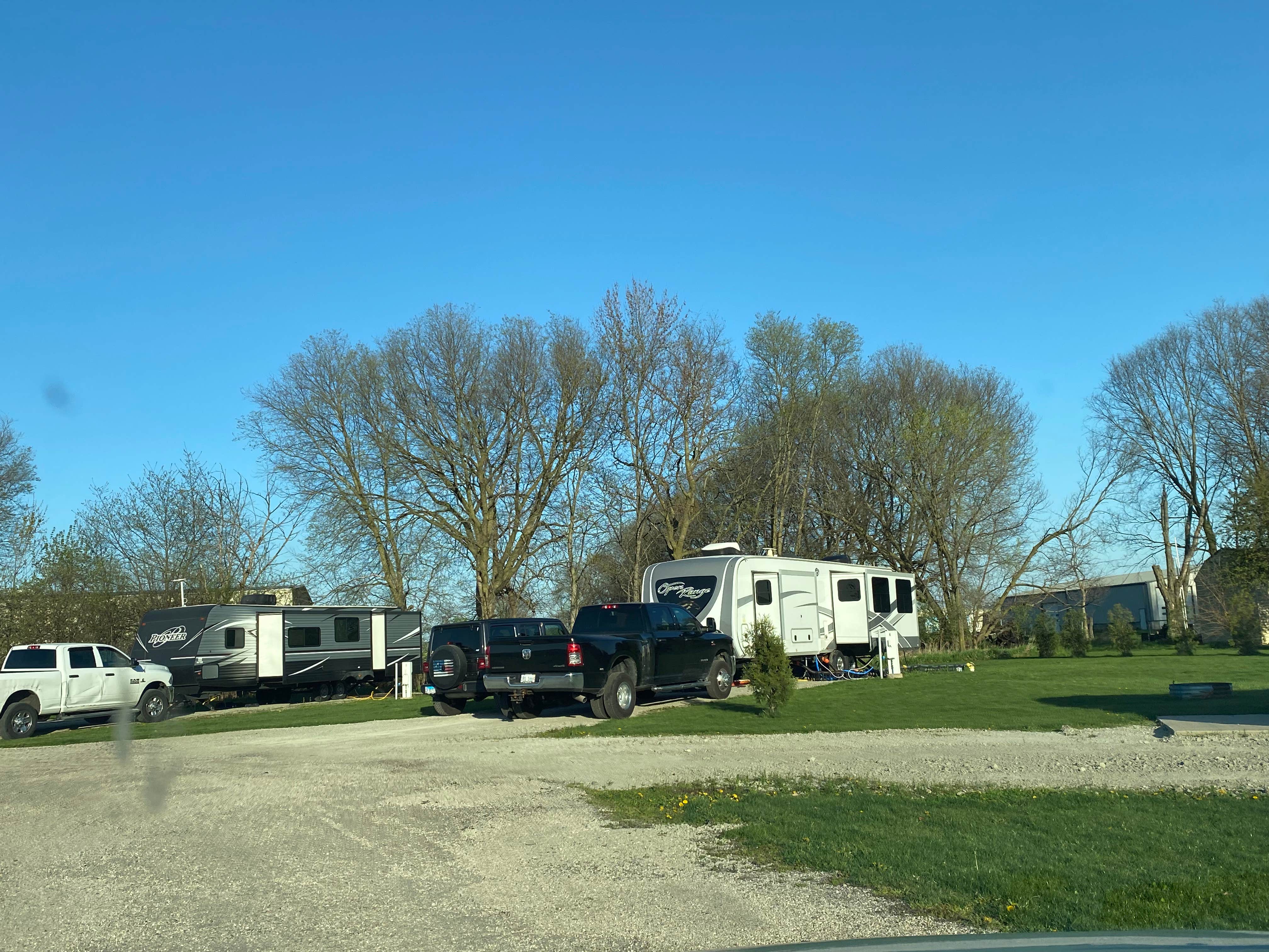 Camper-submitted photo at Crystal Lake RV Park near Nachusa, IL