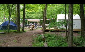 The Dyrt's photo of tent camping at Upper Esopus Creekside Camp near Cragsmoor, NY