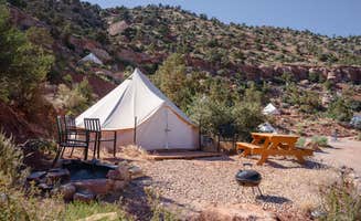 Zion Glamping A.'s photo of tent camping at Zion Glamping Adventures near Leeds, UT