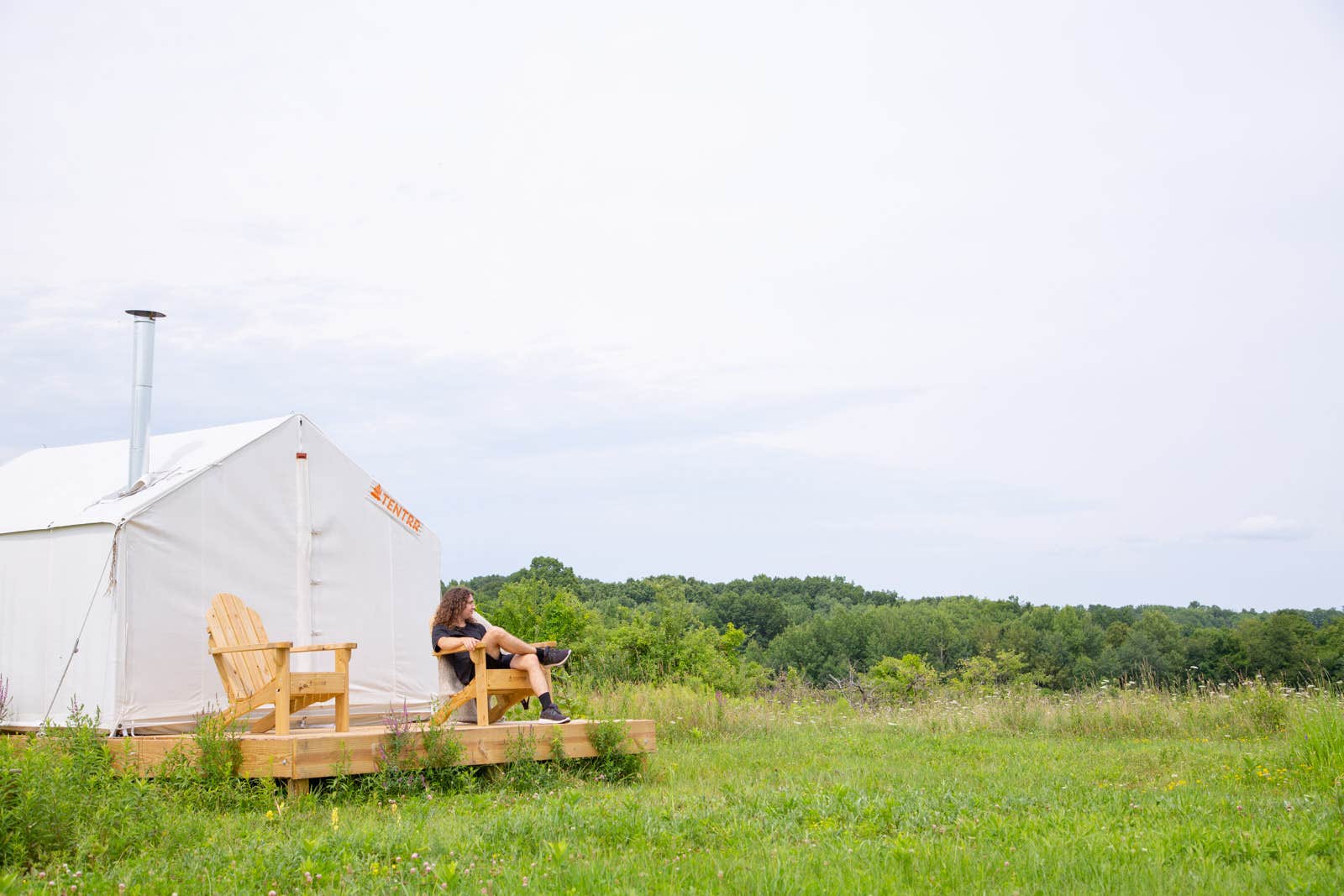 Camper submitted image from Orchard Tent 3 - 4
