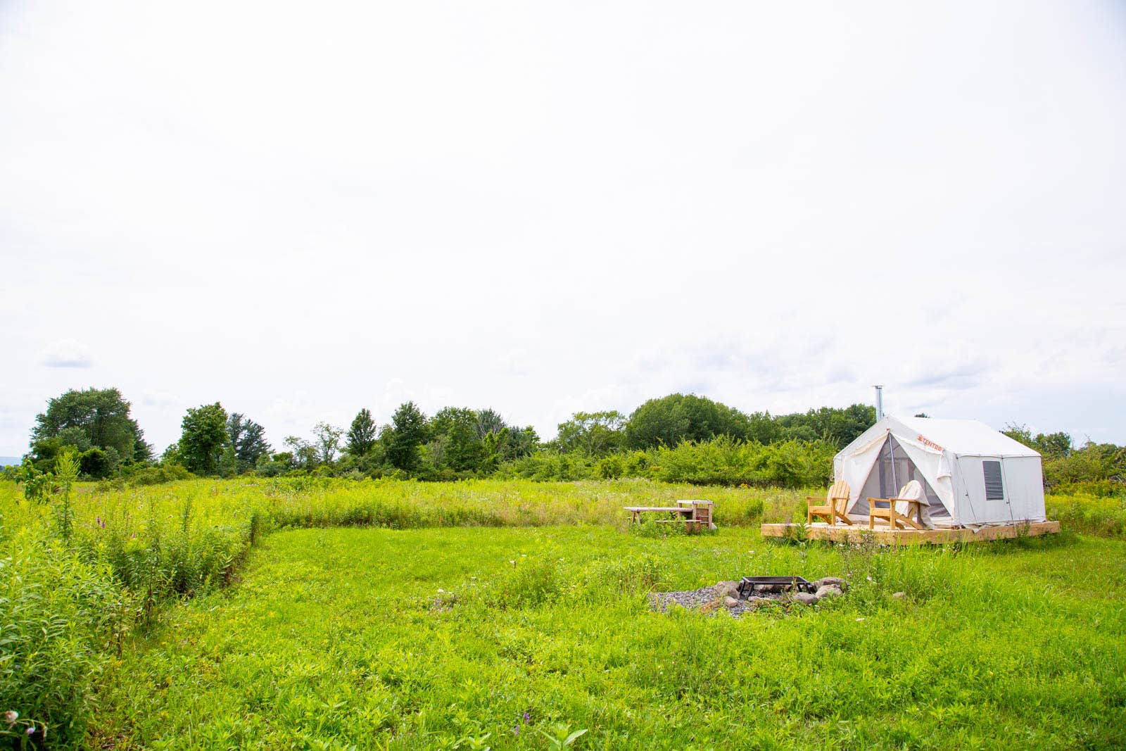 Camper submitted image from Orchard Tent 3 - 3