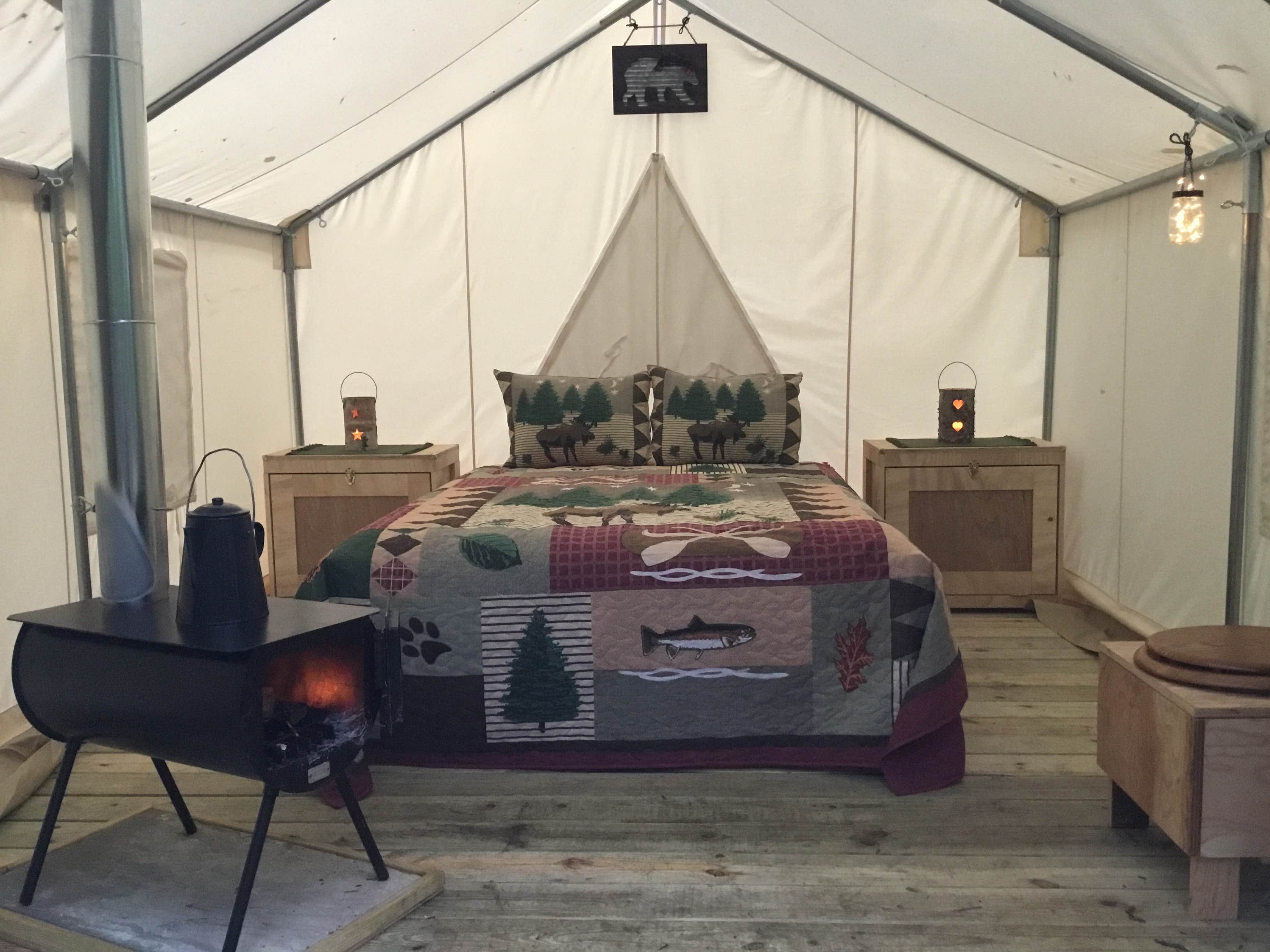 The Dyrt's photo of glamping accommodations at Brook Haven near Woodstock, VT