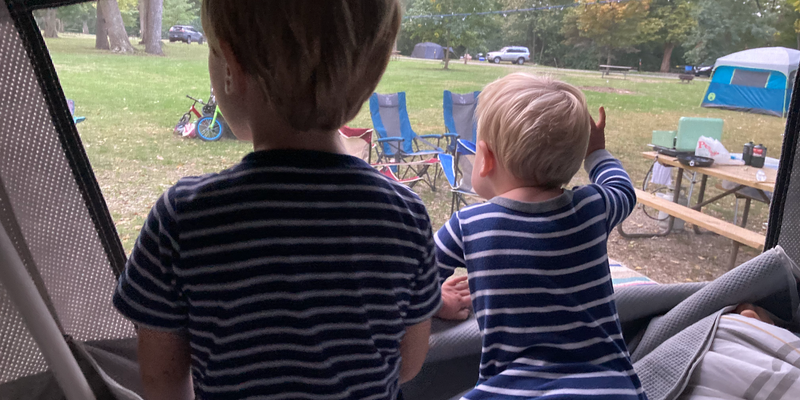 Camper submitted image from Chippewa Campground — Kankakee River State Park