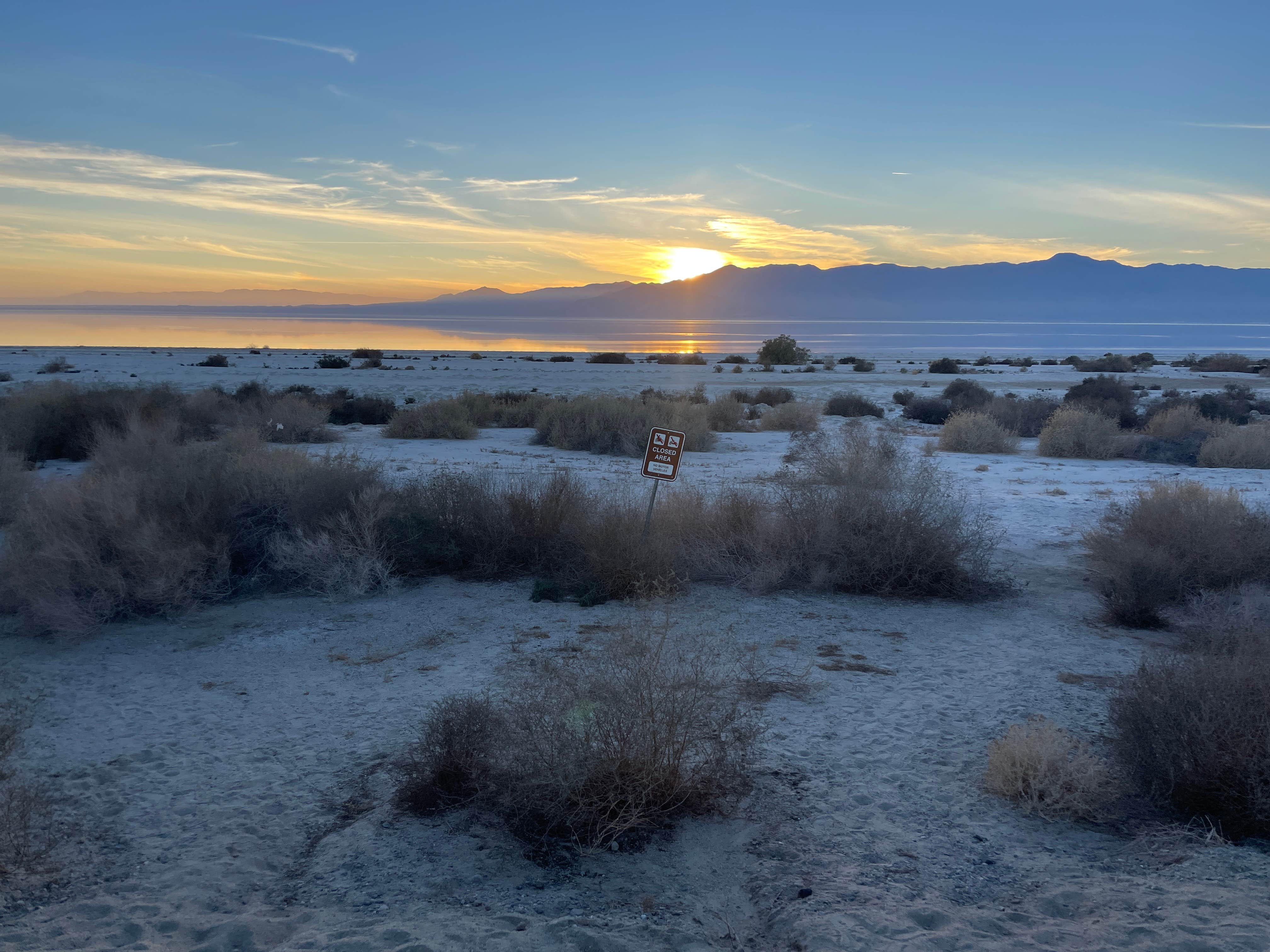 Camper-submitted photo at Corvina Beach Campground — Salton Sea State Recreation Area near Coolidge Springs, CA