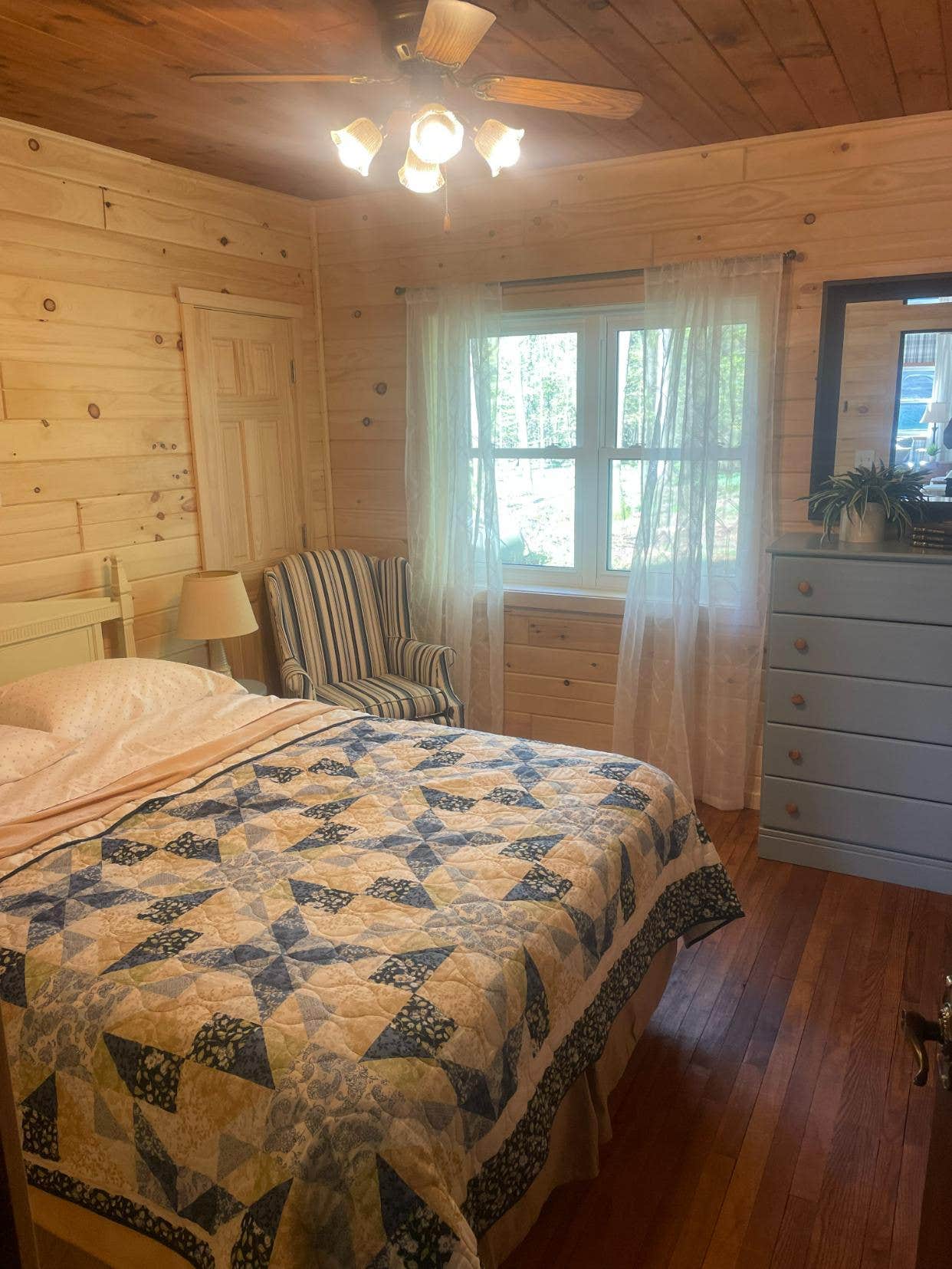 Jeff V.'s photo of glamping accommodations at Wedges Creek Hideaway near Westboro, WI