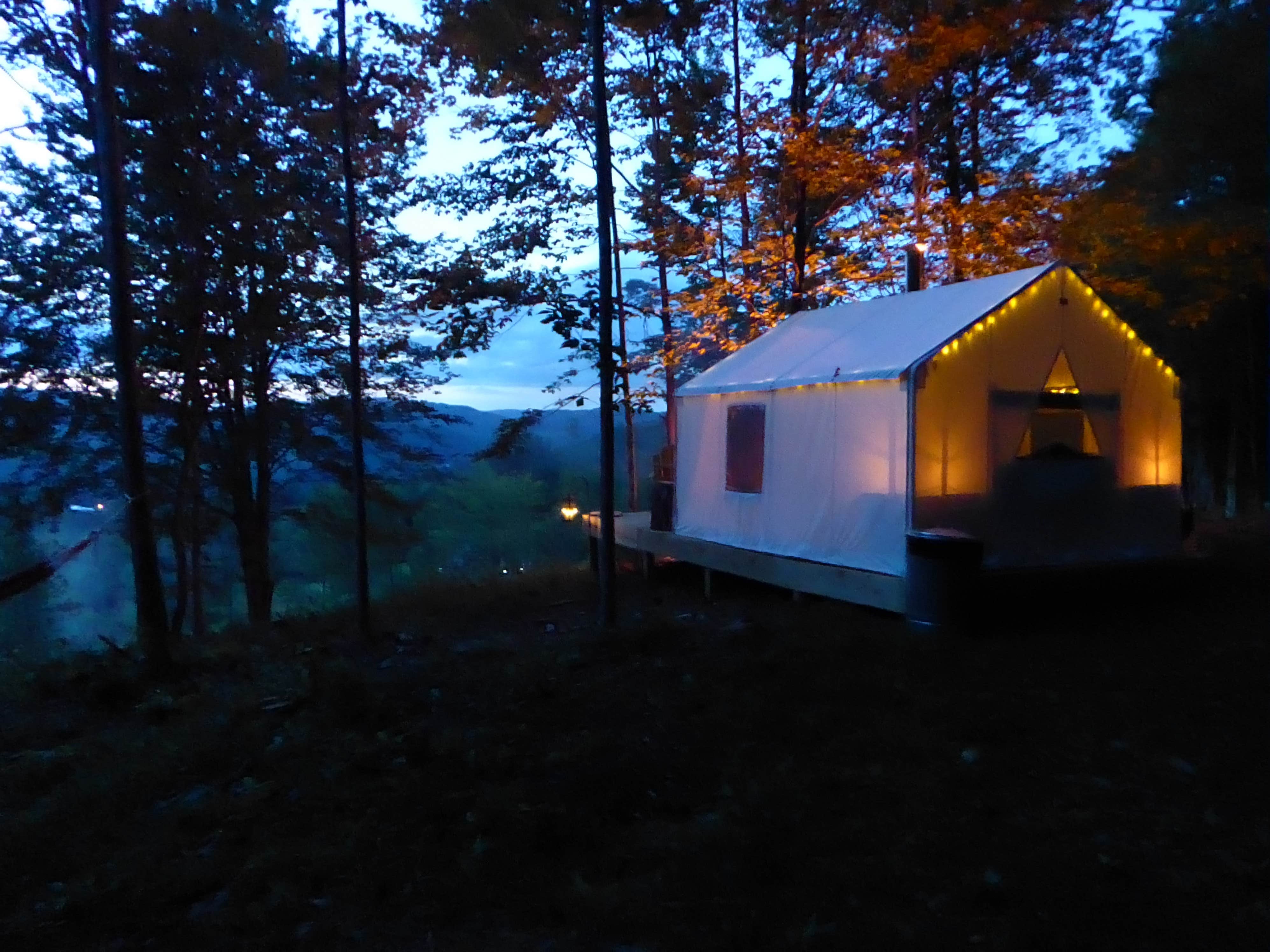 The Dyrt's photo of glamping accommodations at The Perch near Hartford, VT