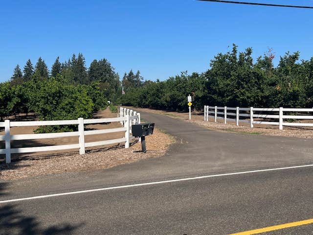 Camper-submitted photo at Tranquil Orchards and Wine Tours near Donald, OR