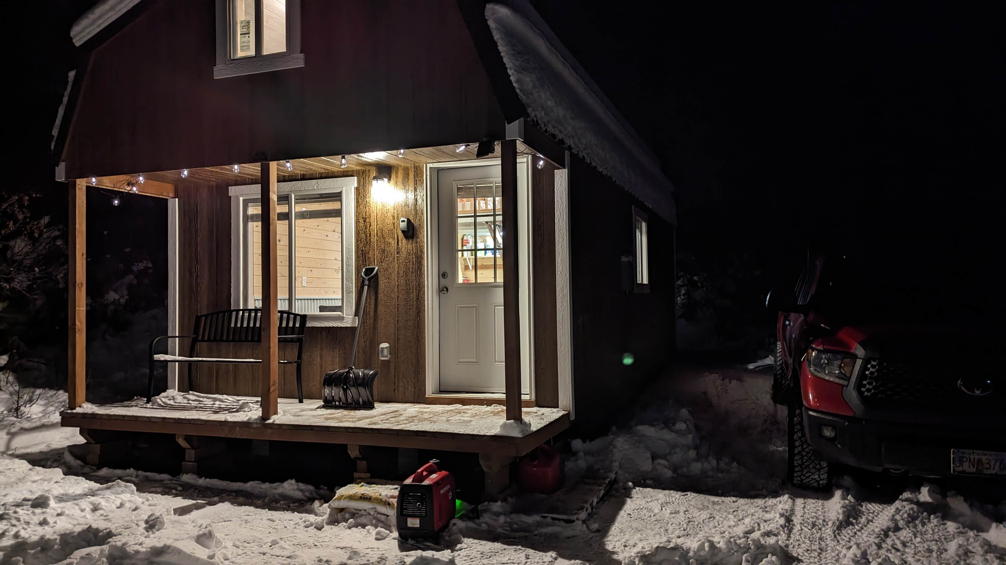 Camper-submitted photo at Denali's Doorstep: Dry Cabin with beds for 4, incredible views, kayaks, and a Fire Pit near Denali National Park and Preserve