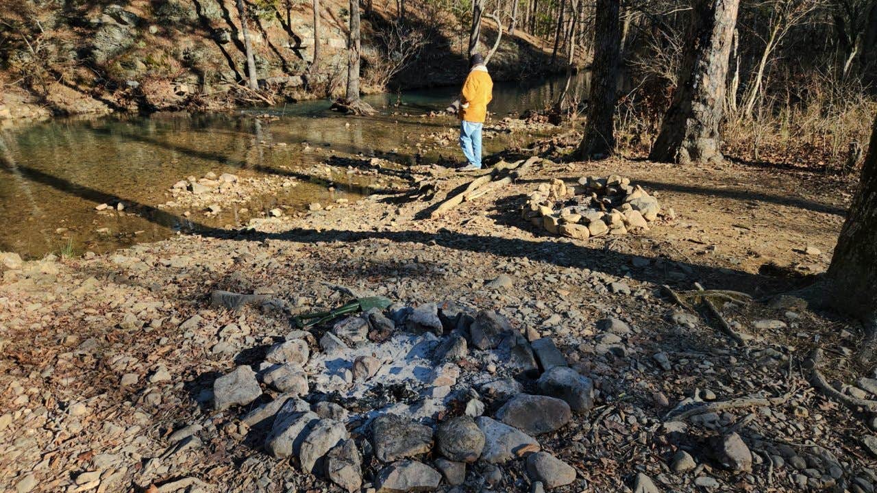 Fred S.'s photo of a dispersed camping area at Forest Rd 179 Creekside Dispersed near Royal, AR