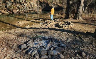 Fred S.'s photo of a dispersed camping area at Forest Rd 179 Creekside Dispersed in Arkansas