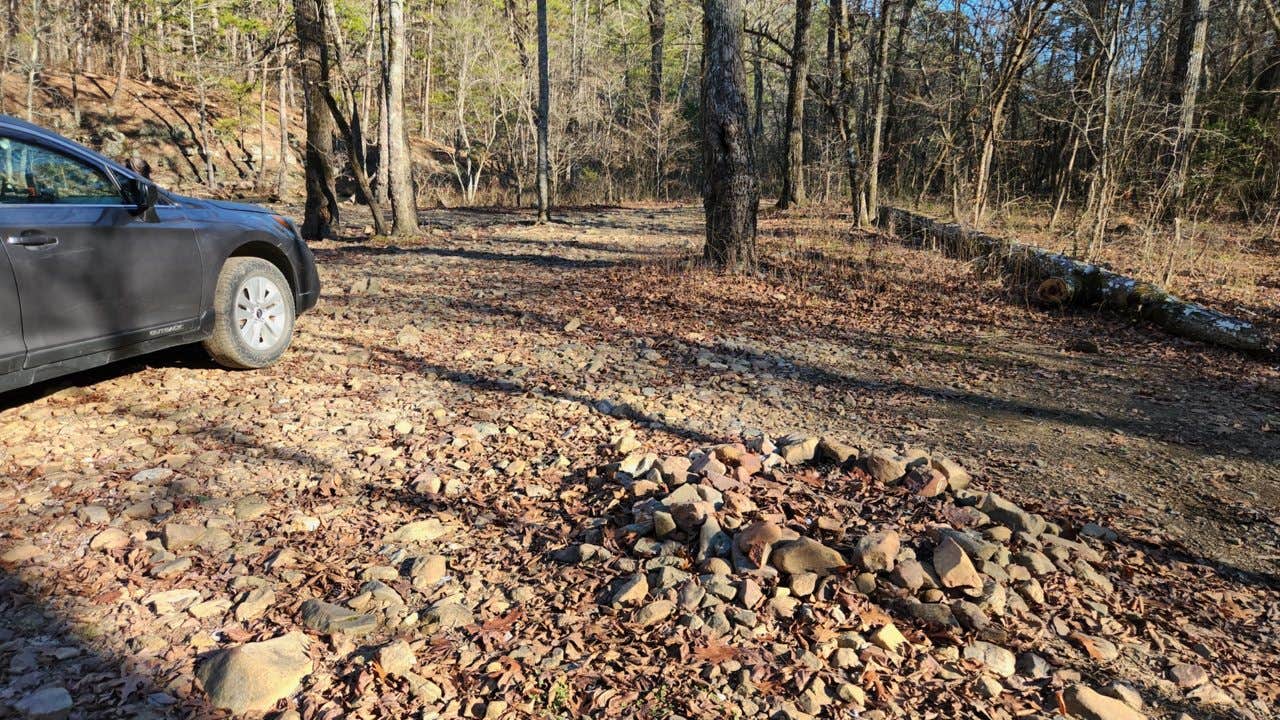 Camper-submitted photo at Forest Rd 179 Creekside Dispersed near Maumelle, AR