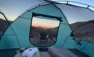 Vegas G.'s photo of tent camping at Vegas Glamping near Boulder City, NV