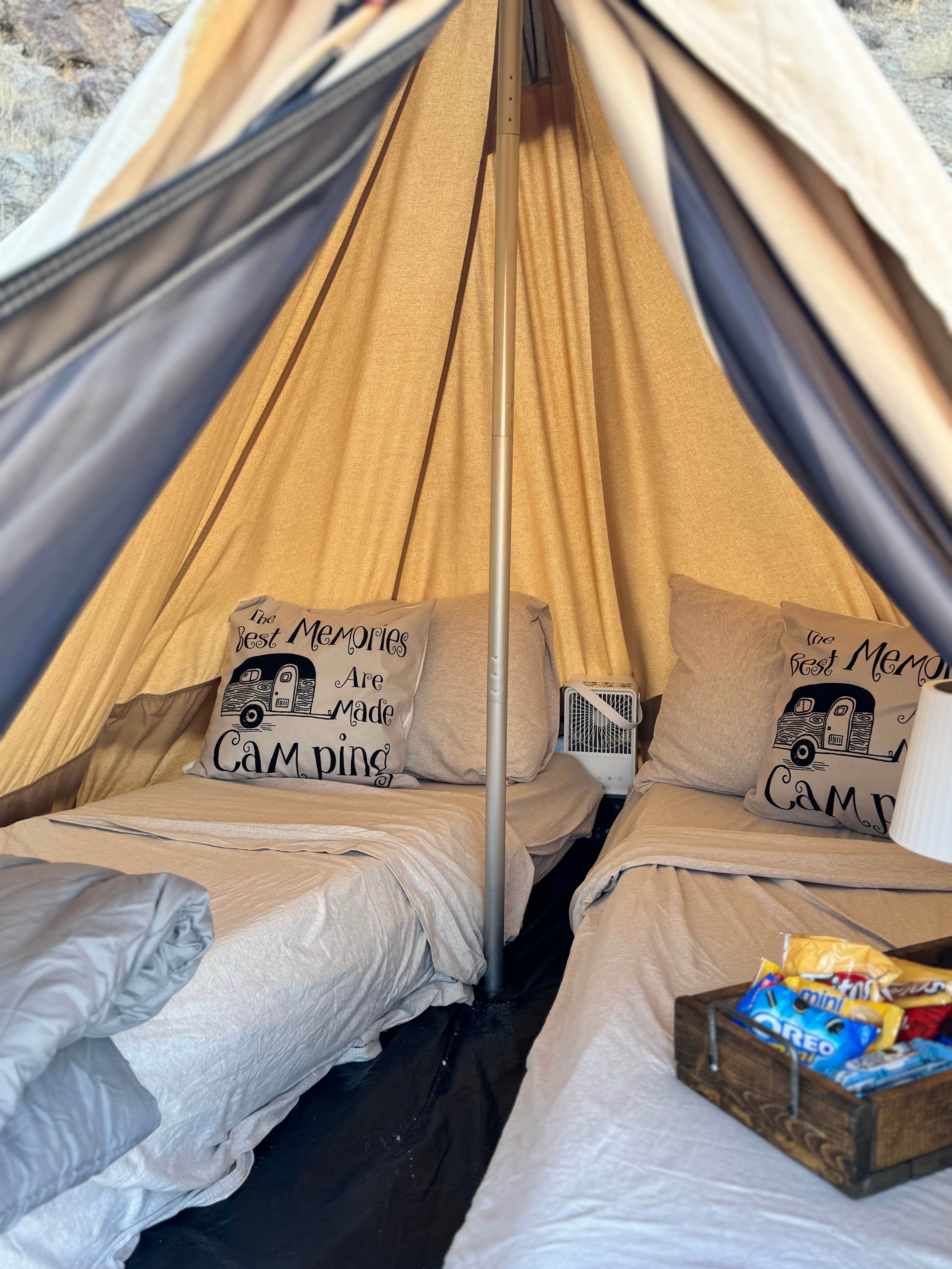 Vegas G.'s photo of glamping accommodations at Vegas Glamping near Temple Bar Marina, AZ